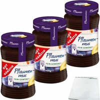 Gut&GüNstig Pflaumenmus Fein GewüRzt 3Er Pack 3X450G Glas usy Block