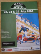 LE MANS CLASSIC 23 24 25 JULY 2004 RICHARD MILLE WATCHES ADVERT A4 FILE 20