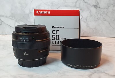 Canon EF 50 mm F/1.4 USM Objektiv inkl. Canon ES-71 II | Top Zustand