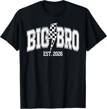 Big Bro Est 2026 New Big Brother Announcement Lightning Bolt T-Shirt