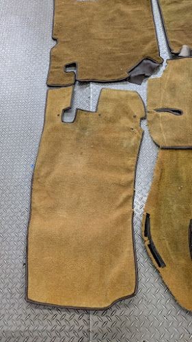 ROLLS ROYCE SILVER SHADOW II PART CABIN CARPET GOLD BROWN