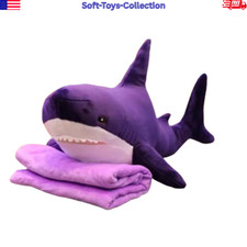 100cm Shark Plush Toy Soft Stuffed Pillow Kids Gift only Shark