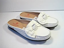 MARC JOSEPH NEW YORK Diane St. Mule White  Leather Women's Size 8 NWOB