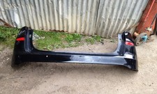 HYUNDAI TUCSON 2015-21 REAR BUMPER SKIN ONLY IN BLACK SOME SCRATCHES GENUINE 