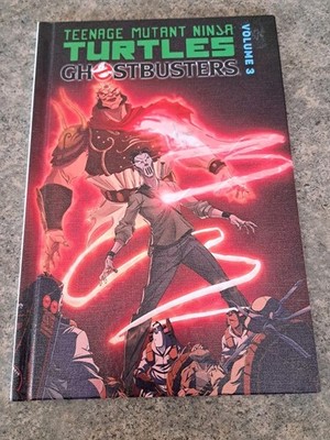 TMNT x Ghostbusters Volume 3 HARDCOVER Bound Edition IDW/Abdo 2017! RARE