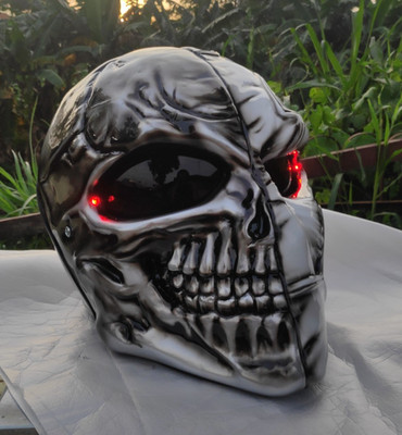 Neu eingetroffen Helm Custom Dead Stroke Schädel Skulptur 3D für Motorrad DOT...