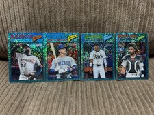 2026 Topps Heritage Light Blue Sparkle Lot 7 Cards