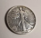 1939-D Walking Liberty Half Dollar 90% Silver