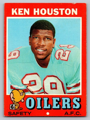Ken Houston #113 1971 Topps card