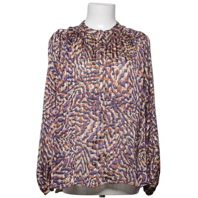 Second Female, Bluse, Größe: S, Lila/Beige/Mehrfarbig, Polyester, Sonstiges #eke
