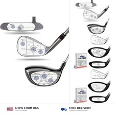 Golf Impact Tape Stickers 300 Pieces Iron Wood Putter Swing Training Aid