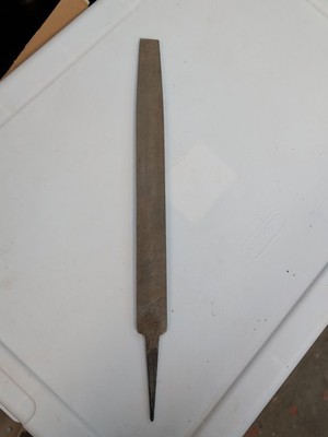 Vintage 12'' Long Nicholson Flat Smooth Bastard File Made in USA