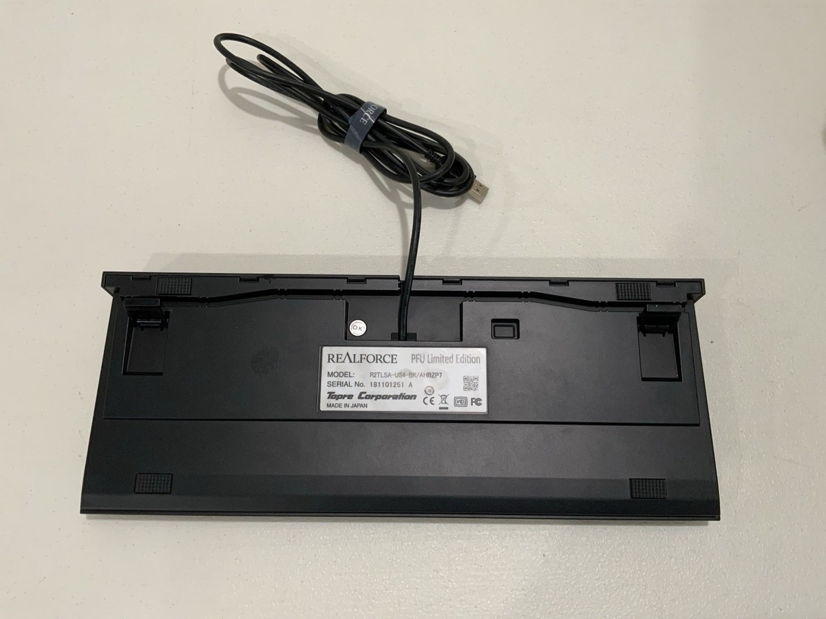 Topre REALFORCE R2TLSA-US4-BK PFU Limited Edition keyboard English