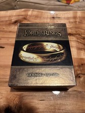 The Lord of the Rings Trilogy Extended Edition Blu Ray Gold Boxset Complete