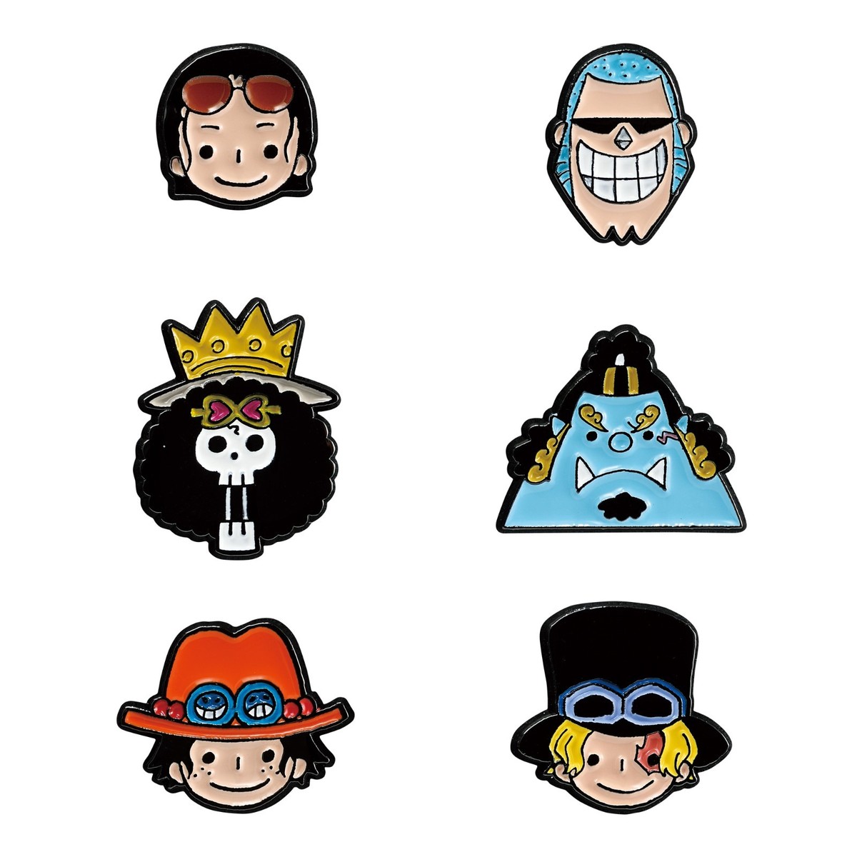 One Piece Base Shop Exclusive Metal Face Pins Japan Exclusive New