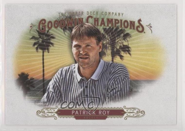 2018 Upper Deck Goodwin Champions Horizontal Patrick Roy #80 HOF 0y3