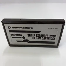 Used Commodore VIC 20 VIC-1211A SUPER EXPANDER WITH 3K RAM CARTRIDGE Graphics
