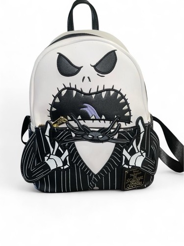 Disney Jack Skellington Nightmare Before Christmas Loungefly Mini Backpack