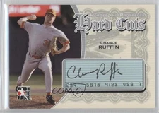 2011 ITG Heroes and Prospects Hard Cuts Silver /24 Chance Ruffin Rookie Auto RC