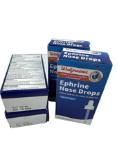 4 PACK Nasal Nose Drops - Walgreens Extra Strength Decongestant, 1oz EXP 10/2026
