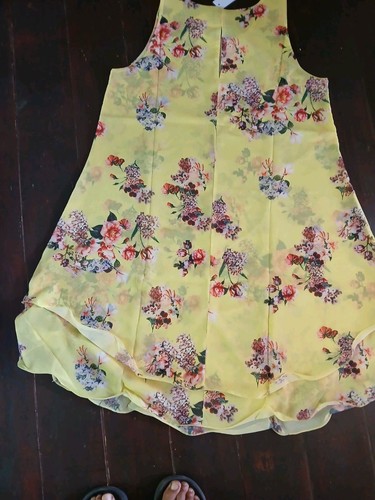 James Lakeland Lemon Floral Dress XL , Size 16 - Picture 5 of 9
