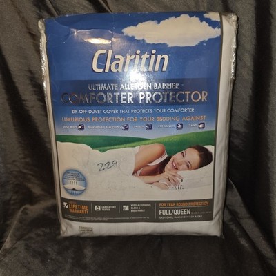 Claritin Comforter Protector, Full/Queen Sized, New 