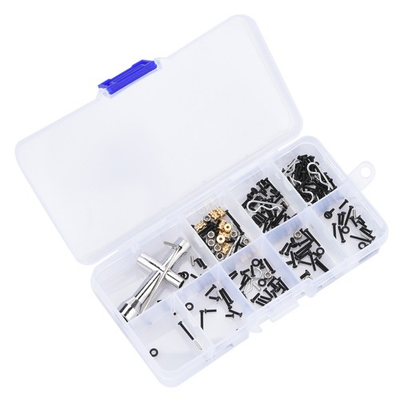 #ad #ad 252pcs box RC Car Hardware Fastener Spare for Axial SCX24 Series 1 24 RC Car $13.01