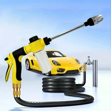 High Pressure, Garden Hose, Spray Gun, Adjustable Nozzle, Car Wash, Watering