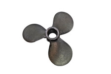 No Name 3 Blade Stainless Mixer Chemical Tank Agitator Propeller 3/4"id  5"od