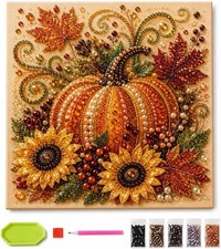 12 12 Autumn Pearl Painting Kit, Fall Pearl Art Kits for Adults