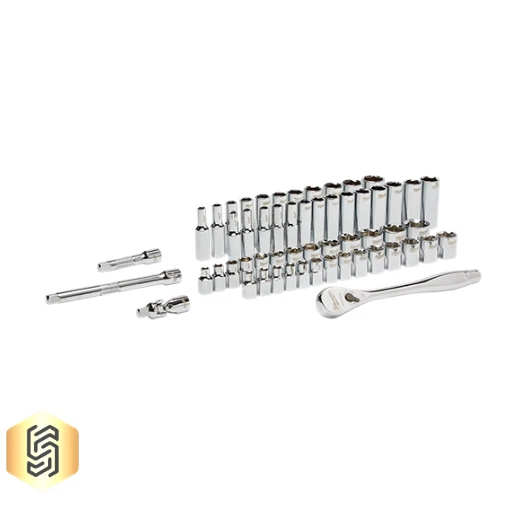 Milwaukee 48-22-9008 3/8" Drive 56PC Ratchet & Socket Set - SAE & Metric - Image 2 of 2
