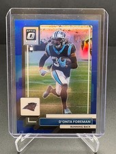 2022 Panini Donruss Optic - D'onta Foreman #28 Blue Prizm /179