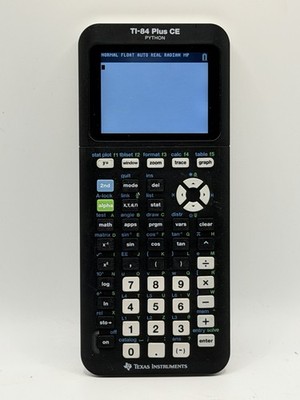 Texas Instruments TI-84 Plus CE, Python, Graphing Calculator.