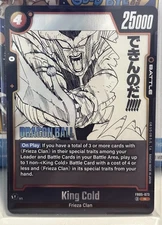 Dragon Ball Fusion World Manga Booster 02 Rare Card - King Cold (FB05-073)