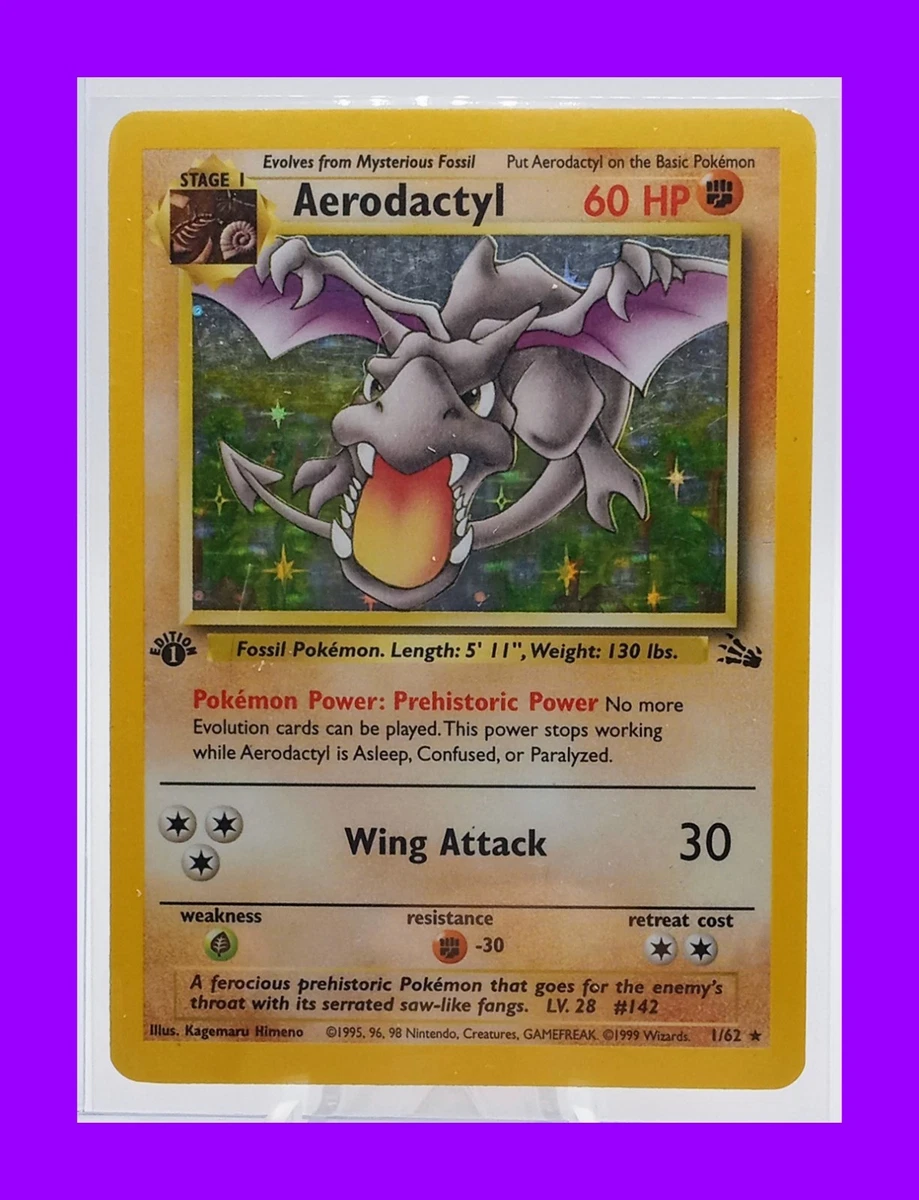 Pokémon TCG 1st Edition Holo Rare Individual Collectible Card Game