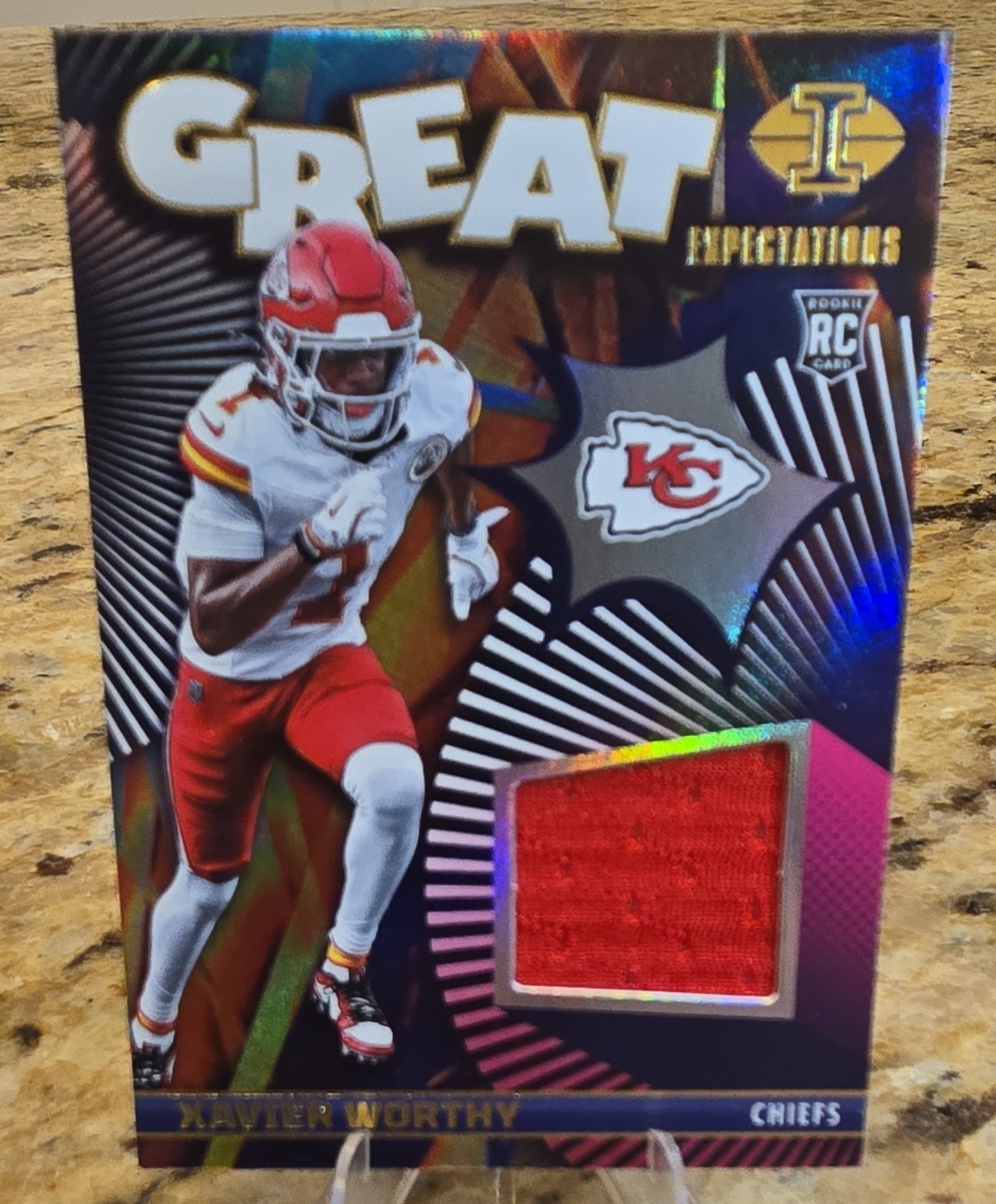 2024 Panini Illusions - Great Expectations Xavier Worthy #GE-XWY (MEM, RC)