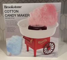New Brookstone Cotton Candy Maker Vintage Style Factory Sealed