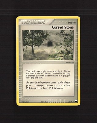 Cursed Stone 72/92 EX Legend Maker Uncommon Pokemon Card NM