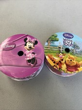Disney Minnie Mouse  Winnie the Pooh Grosgrain Ribbon Lot of 2   1  x 3yd Each