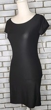 NWT No Boundaries Junior's Short Sleeve Lightweight Bodycon Dress Sz Small Black