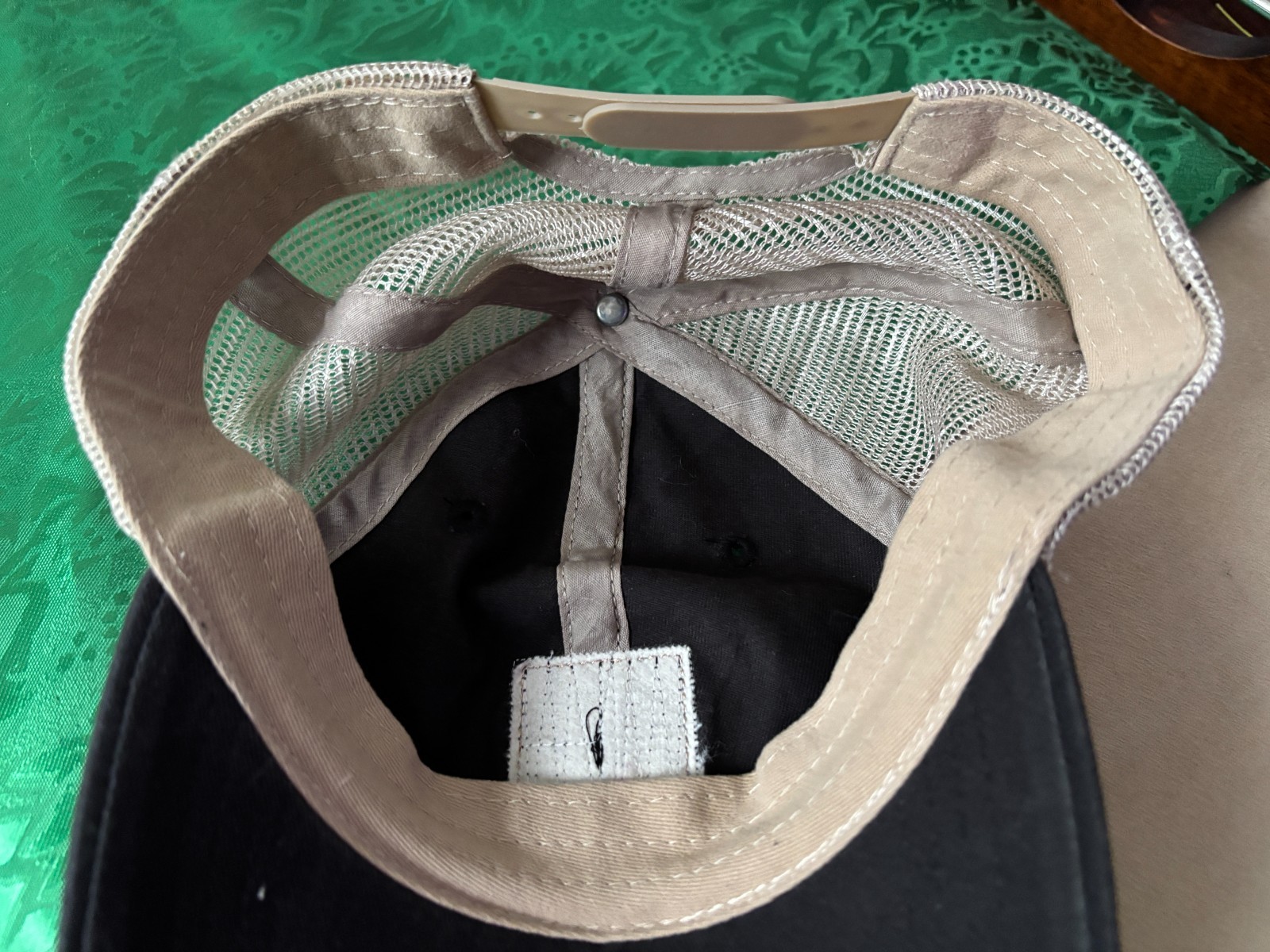 Georgia Boot Leather Patch Mesh Snapback Trucker … - image 7