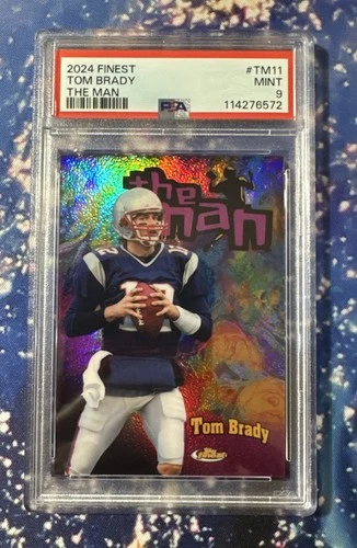 2024 Topps Finest - The Man Tom Brady #TM-11 PSA 9 Case Hit SSP (The Goat)