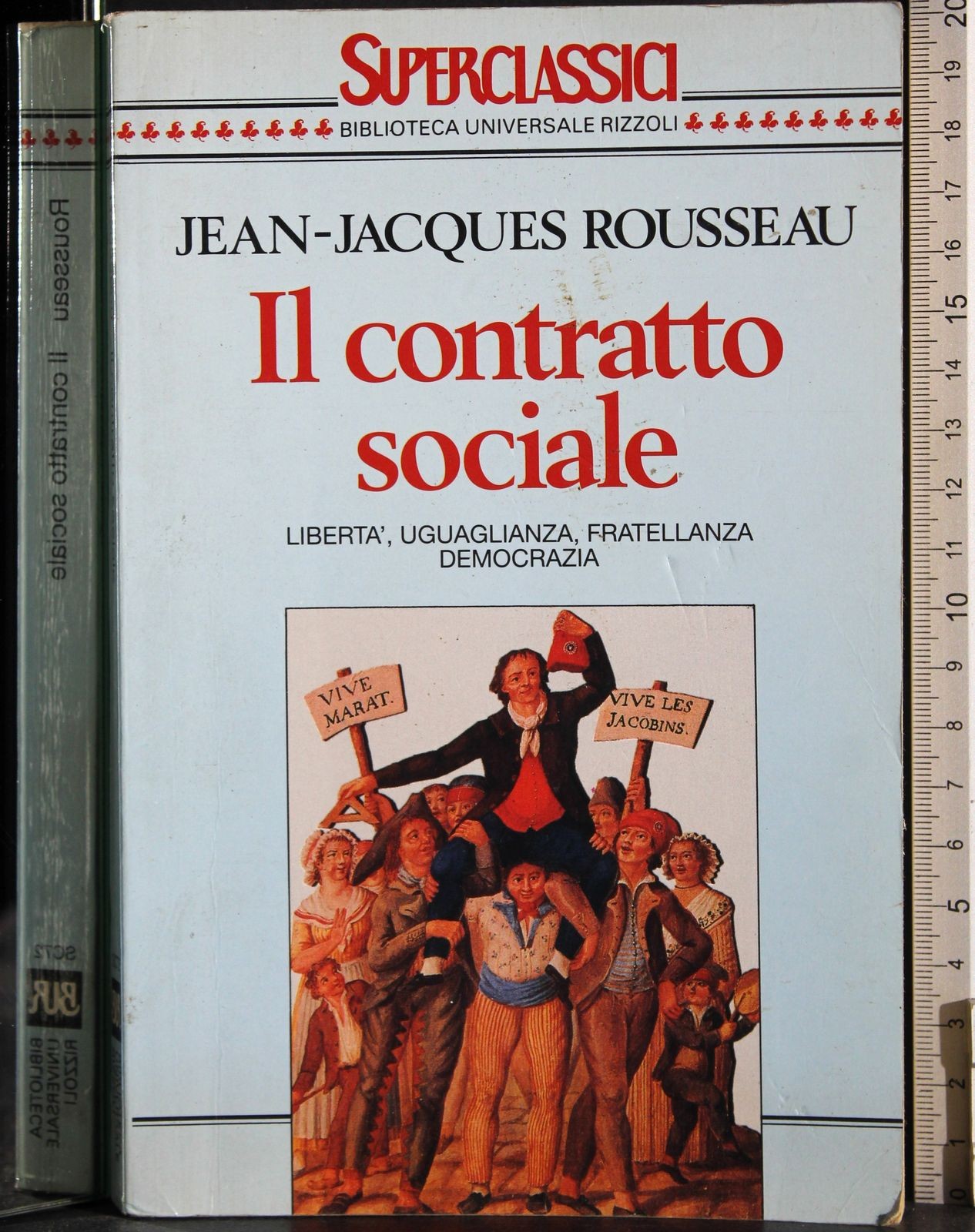 BUR. IL CONTRATTO SOCIALE. ROUSSEAU. RIZZOLI.