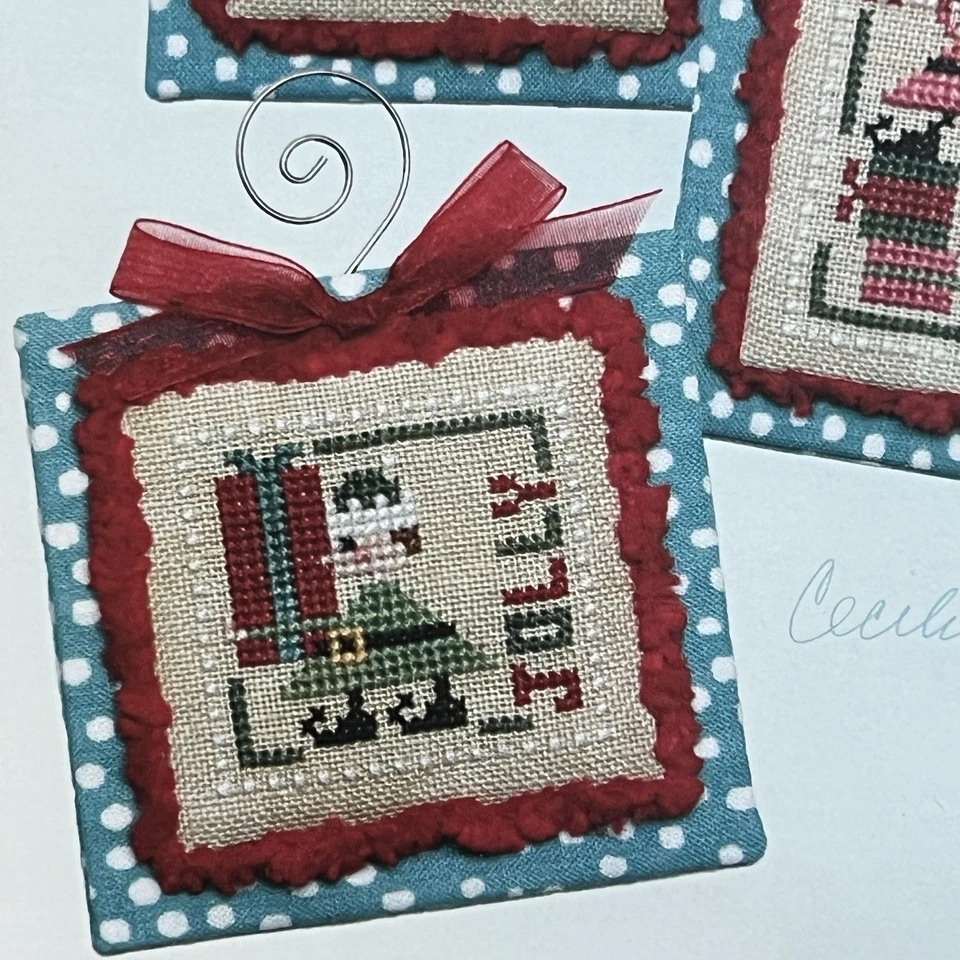 Elfin' Around by Heart in Hand Cross Stitch Chart Patterns 3 Designs Included - Image 4 of 4