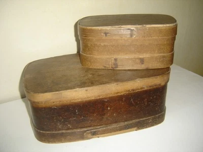 2 ANCIENNES  BOITES  COFFRETS de DENTELLIÈRE XIXe, Art Populaire - Photo 1/4