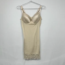 Assets Red Hot Label By Spanx Cami Full Slip Natural Beige Size Large