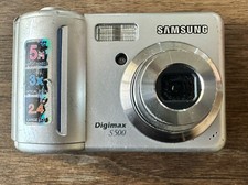 Samsung Digimax S500, 5.1 MP Digital Camera Silver - FOR PARTS