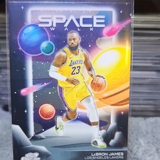 Topps 2025-26 Cosmic Chrome LeBron James Space Walk Insert #SW-1 Lakers NBA