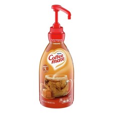 Coffee-mate 73358 50.7 oz Liquid Creamer Pump Bottle - Caramel New