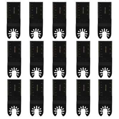 Multitool Sägeblätter Set Holz Kunststoff Metall Zubehör kompatibel 15 Stk